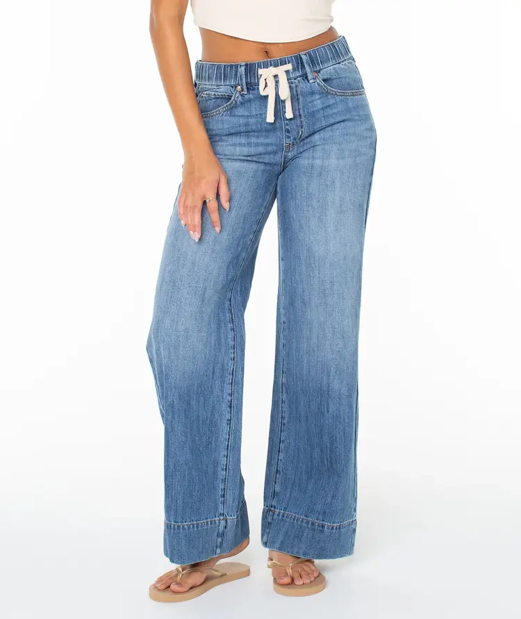 ROXY WOMEN'S FINLEY PANT | ZONE OUT DENIM WASH