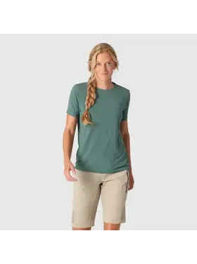 OUTDOOR RESEARCH WOMEN'S FREEWHEEL MTB S/S JERSEY | MALACHITE