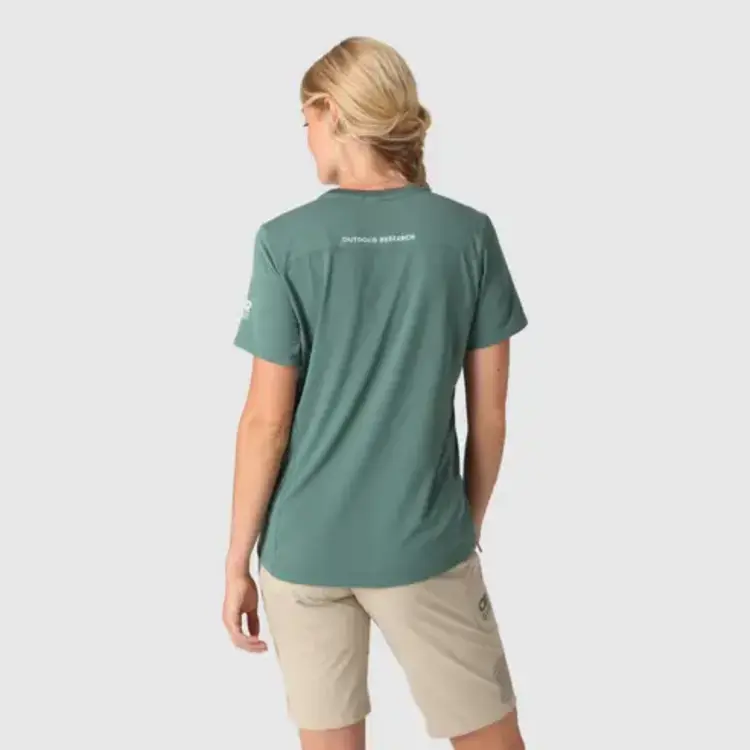OUTDOOR RESEARCH WOMEN'S FREEWHEEL MTB S/S JERSEY | MALACHITE