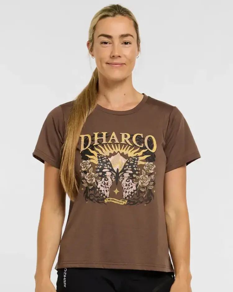 DHARCO WOMEN'S TECH TEE | BISCOTTI