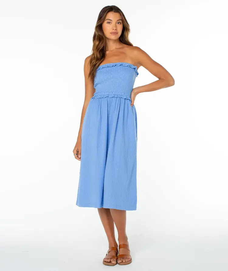 ROXY WOMEN'S AVALON TUBE MIDI | CORNFLOWER BLUE