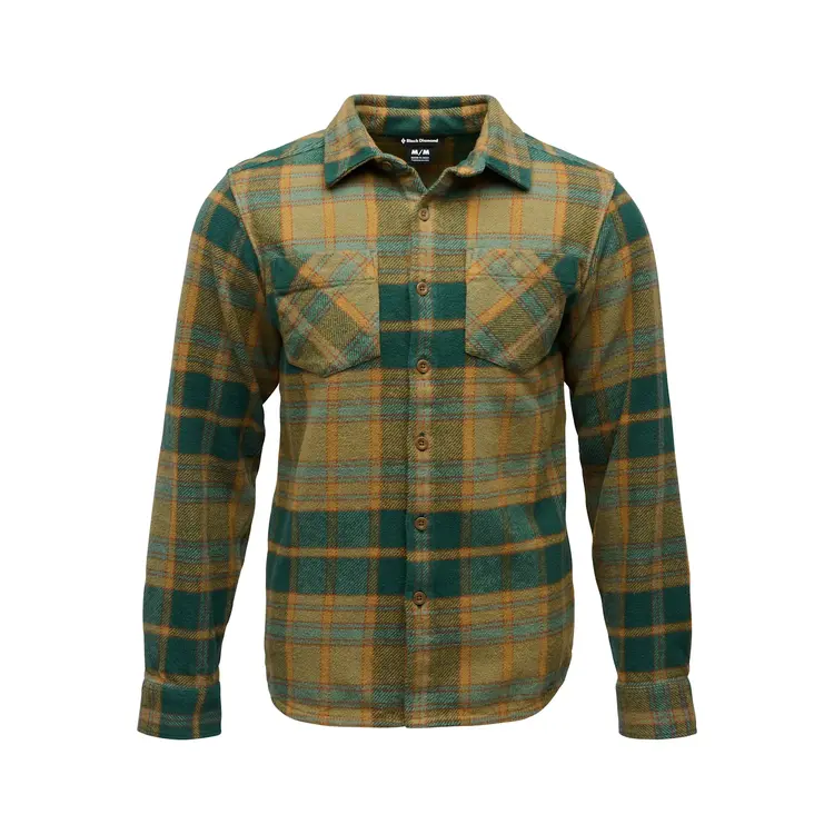 BLACK DIAMOND MEN'S PROJECT HEAVY FLANNEL | DEEP WOODS/LAUREL