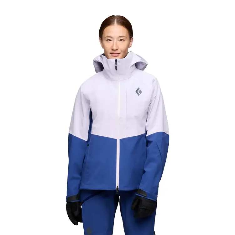 BLACK DIAMOND WOMEN'S RECON STRETCH SHELL | LILAC/TWILIGHT