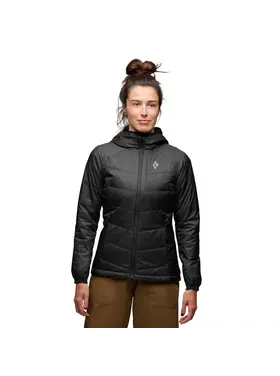 BLACK DIAMOND WOMEN'S SOLUTION 2.0 HOODY | BLACK