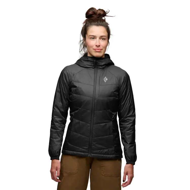 BLACK DIAMOND WOMEN'S SOLUTION 2.0 HOODY | BLACK