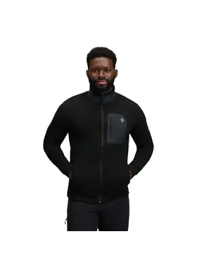 BLACK DIAMOND MEN'S RIFT F/Z FLEECE JACKET | BLACK