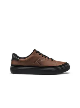 KEEN MEN'S KM1 LEATHER SNEAKER | BISON/BLACK