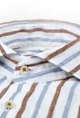 Stenströms Stenstroms Linen Stripe Shirt  Multi XL