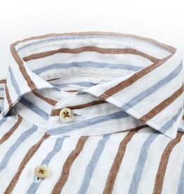 Stenströms Linen Stripe Shirt  Multi XL