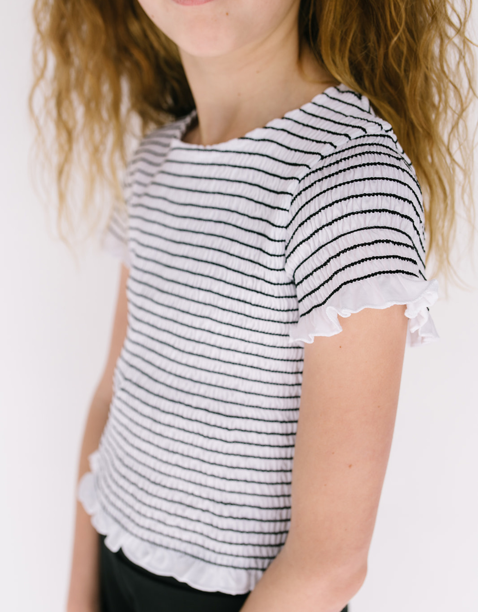girls smocked top