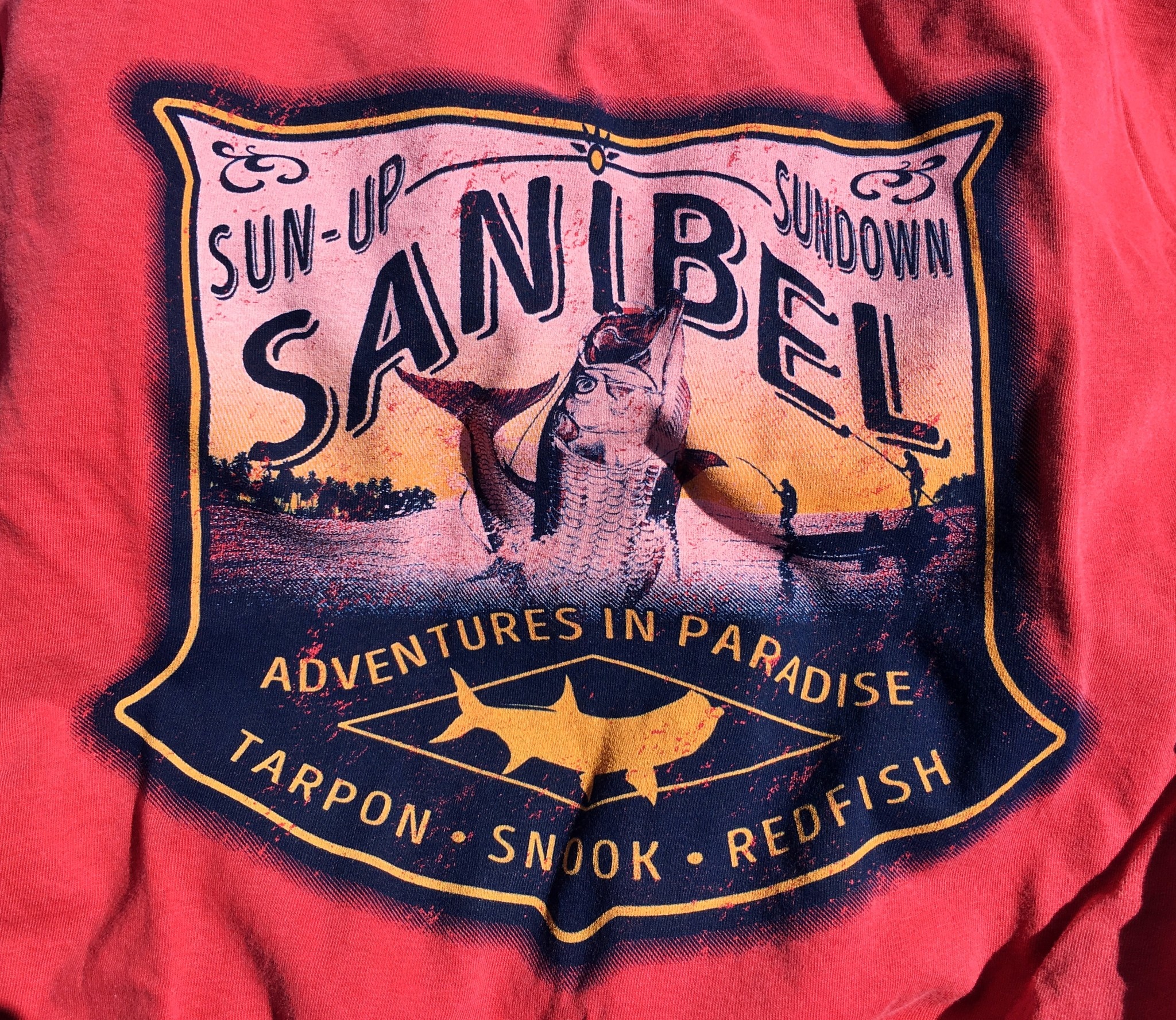 High Range Sanibel Island Tshirt Tarpon Fishing