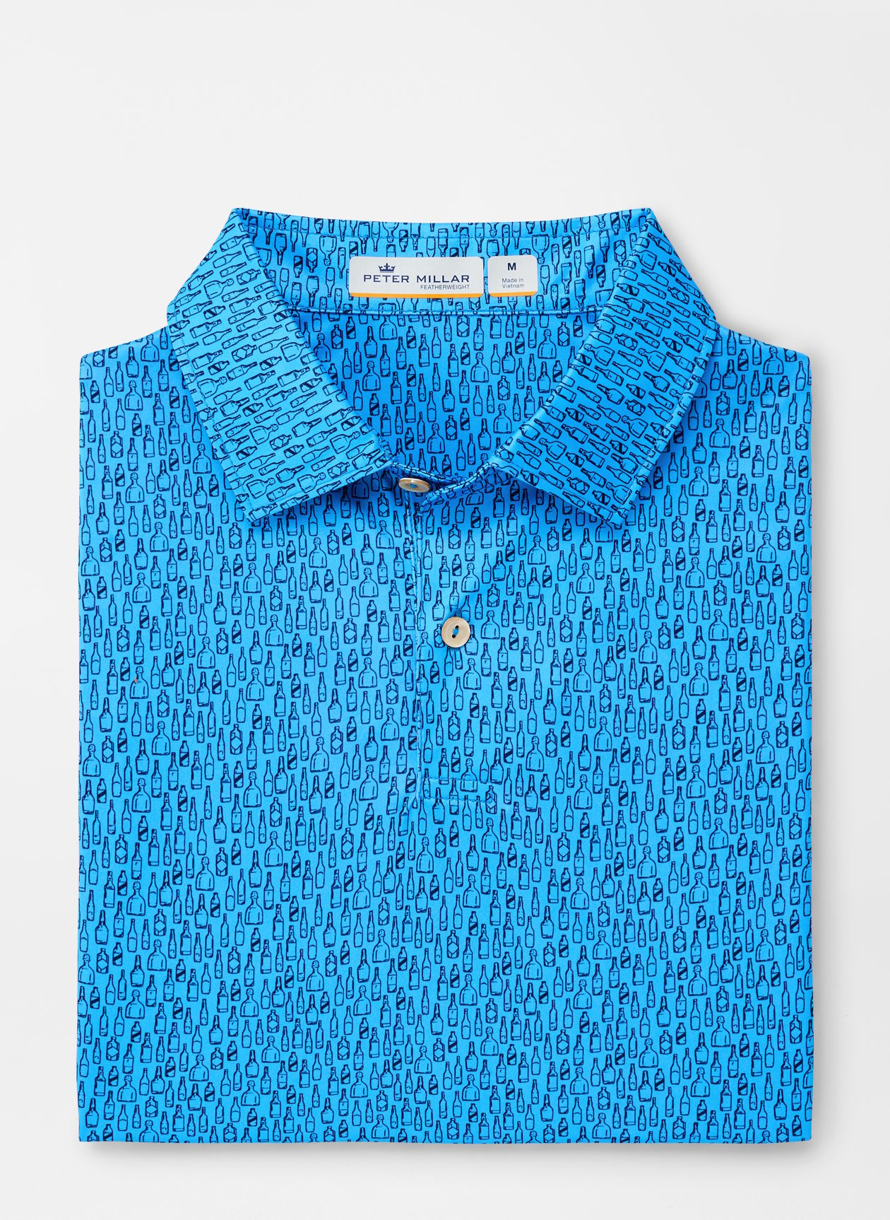 Peter Millar Featherweight Polo Bottles Print - Adventures In Paradise