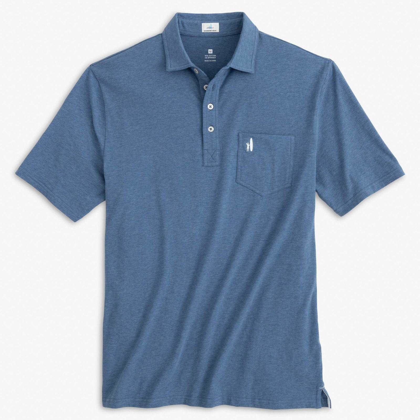 Johnnie-O Heathered Original Polo Shirt - Adventures In Paradise Outfitters