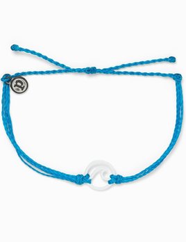 Pura Vida Enamel Wave White Bracelet