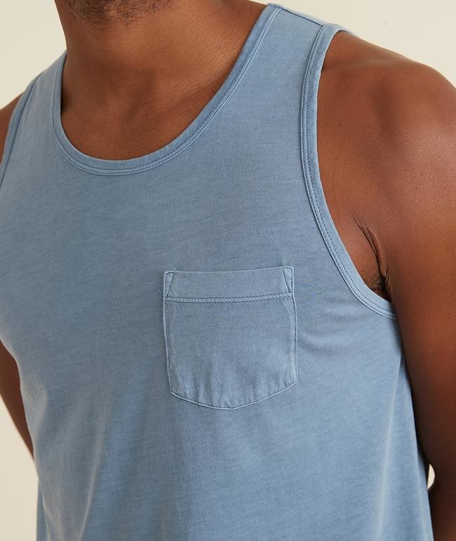Marine Layer Marine Layer Garment Dye Signature Tank