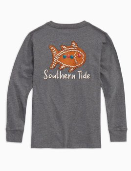 Southern Tide Southern Tide L/S Gingerbread Jack Heather Tee
