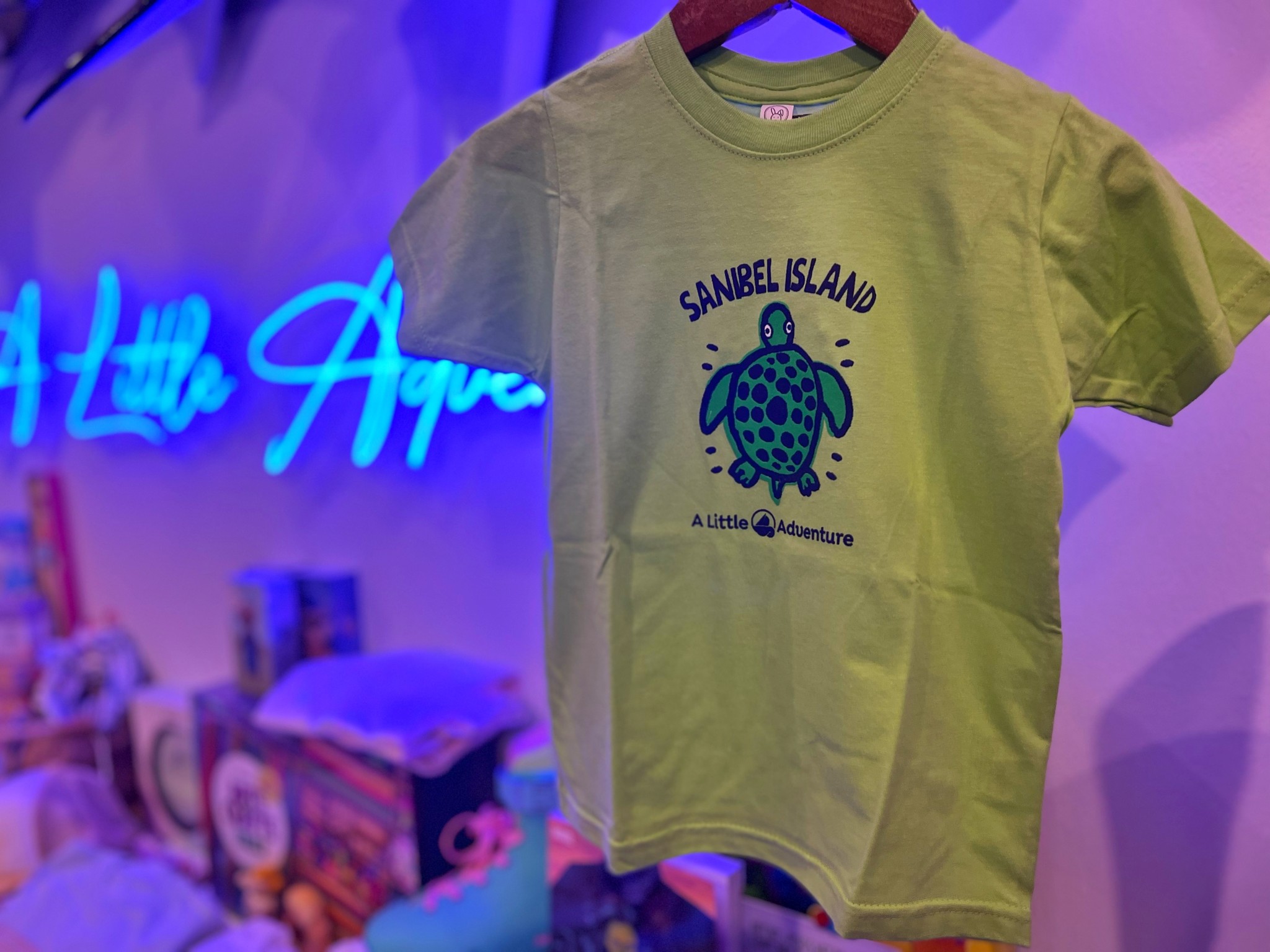 BIG HED DESIGNS Sanibel Island Super Turtle Toddler Tee