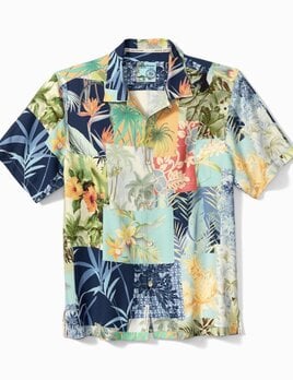 TOMMY BAHAMA Tommy Bahama Patchwork In Paradise Camp Shirt