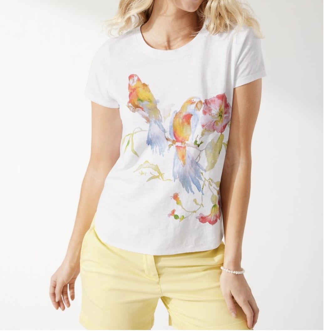 TOMMY BAHAMA Tommy Bahama Watercolor Lux Tee