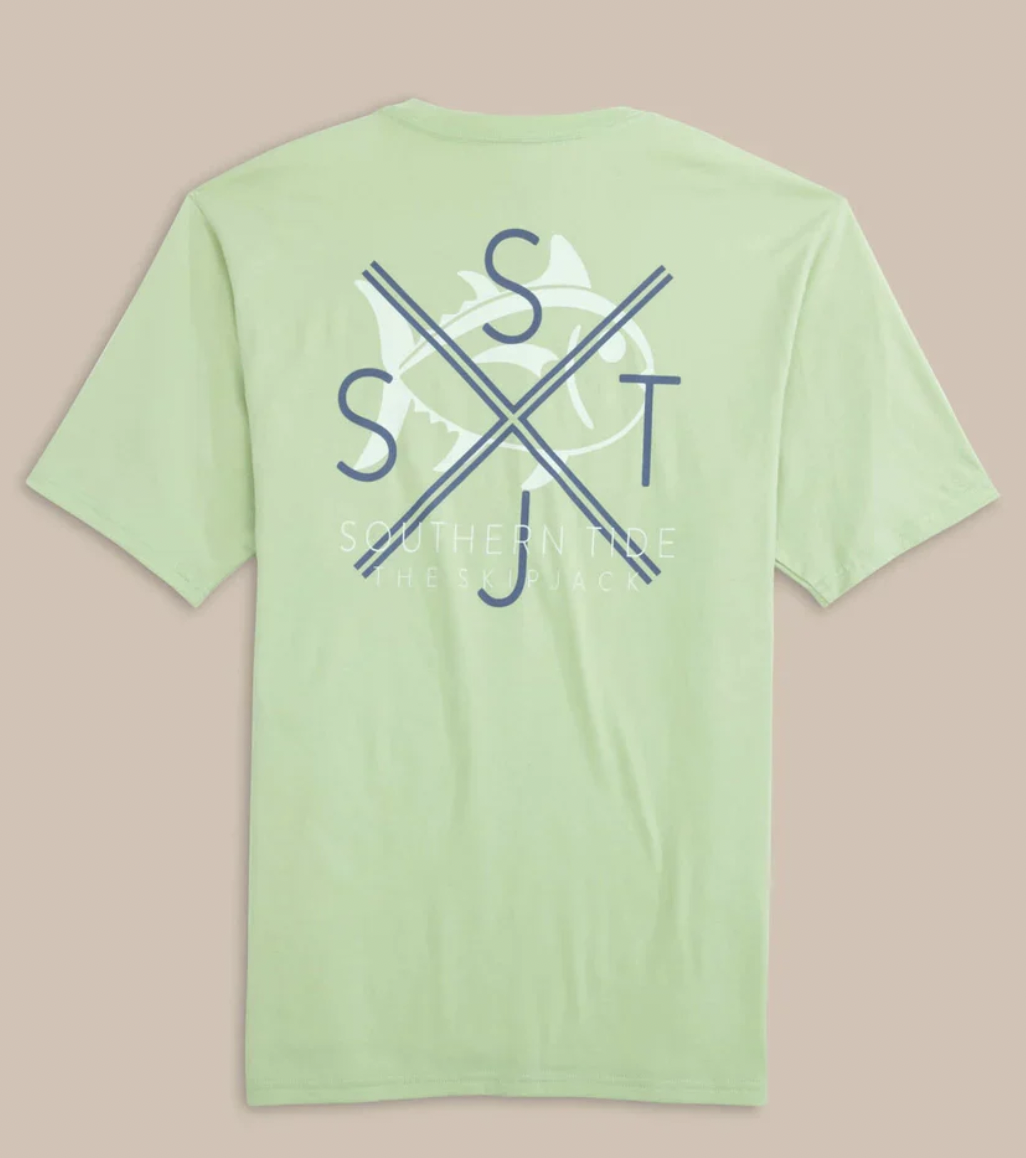Southern Tide Southern Tide M's SS Skipjack Crossed Tee