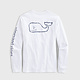 VINEYARD VINES LS Core Vintage Whale Pocket Tee
