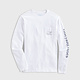 VINEYARD VINES LS Core Vintage Whale Pocket Tee