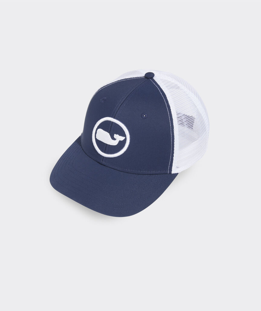 VINEYARD VINES Vineyard Vines Whale Dot Perf Trucker Hat