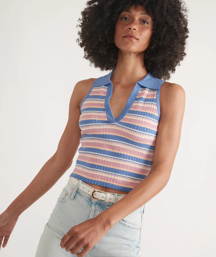 Marine Layer Marine Layer Amelia Rib Polo