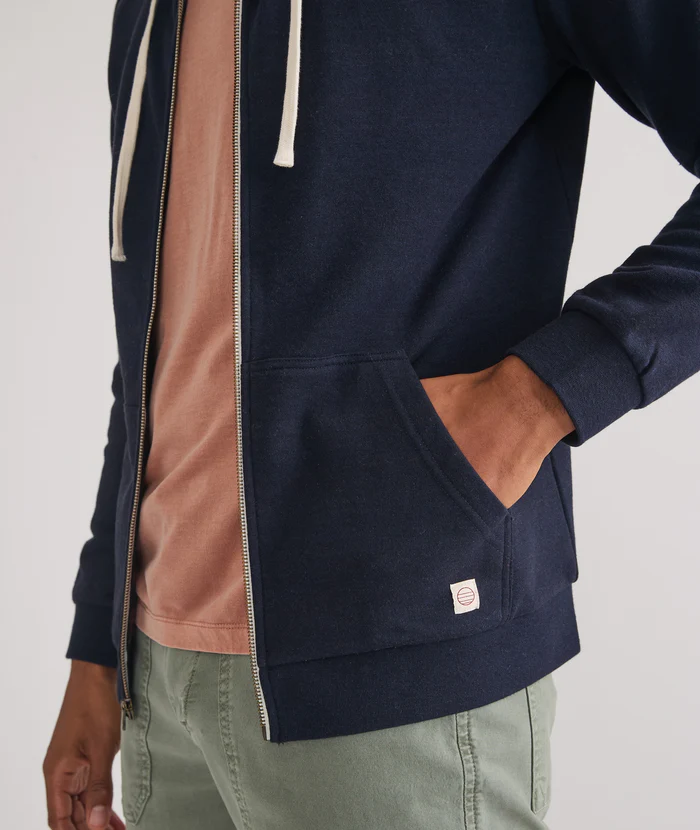 Marine Layer Marine Layer Fleece Stripe Full-Zip