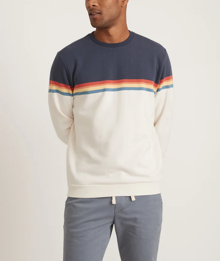 Marine Layer Marine Layer Sunset Stripe Sweatshirt