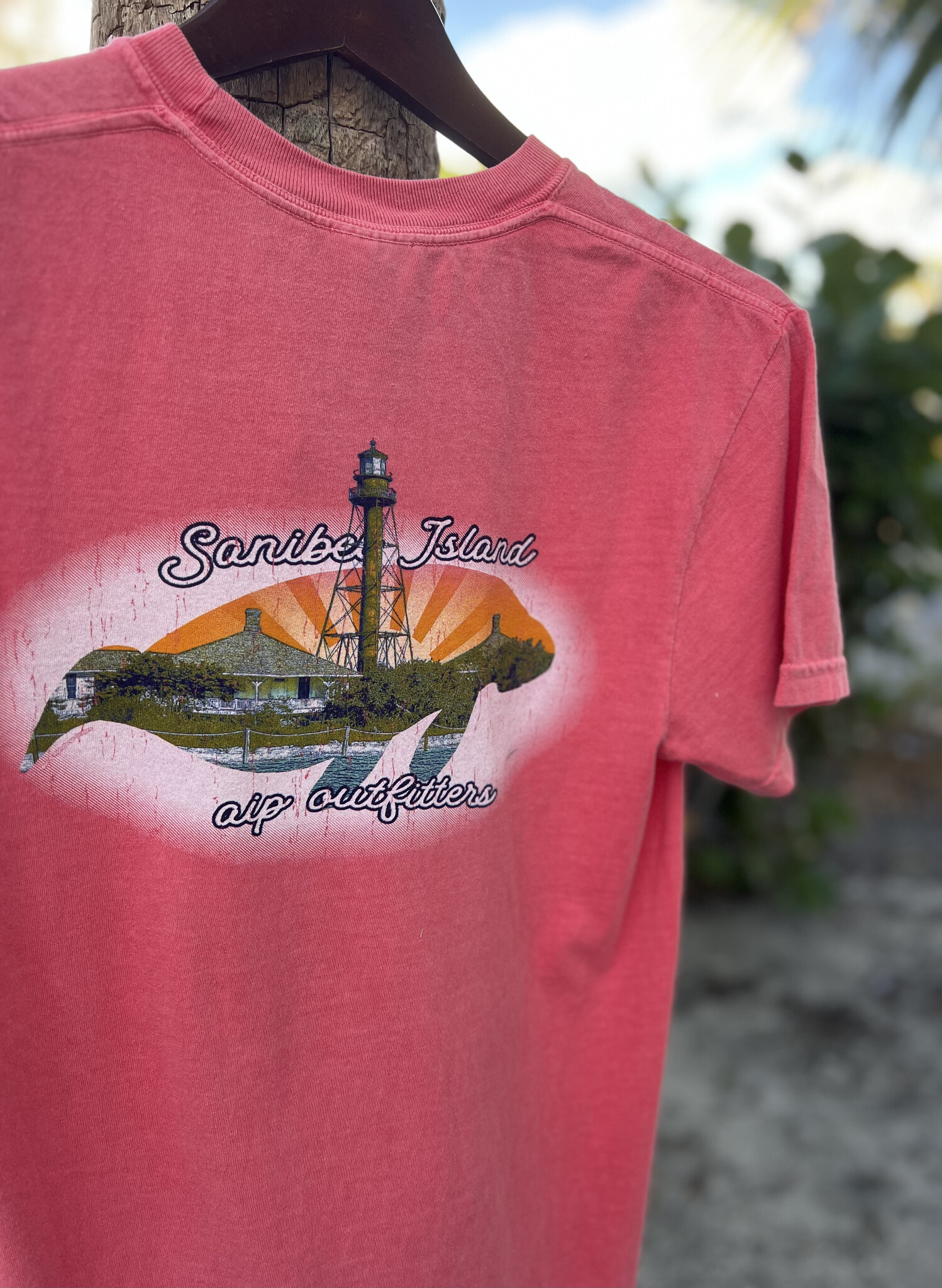 High Range Sanibel Manatee Lighthouse T-shirt