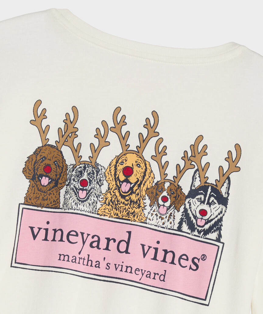 VINEYARD VINES Vineyard Vines Logo Box LS Tee
