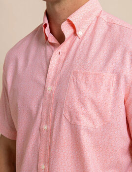 Southern Tide Southern Tide M's SS Brr Intercoastal What The Shell SportShirt