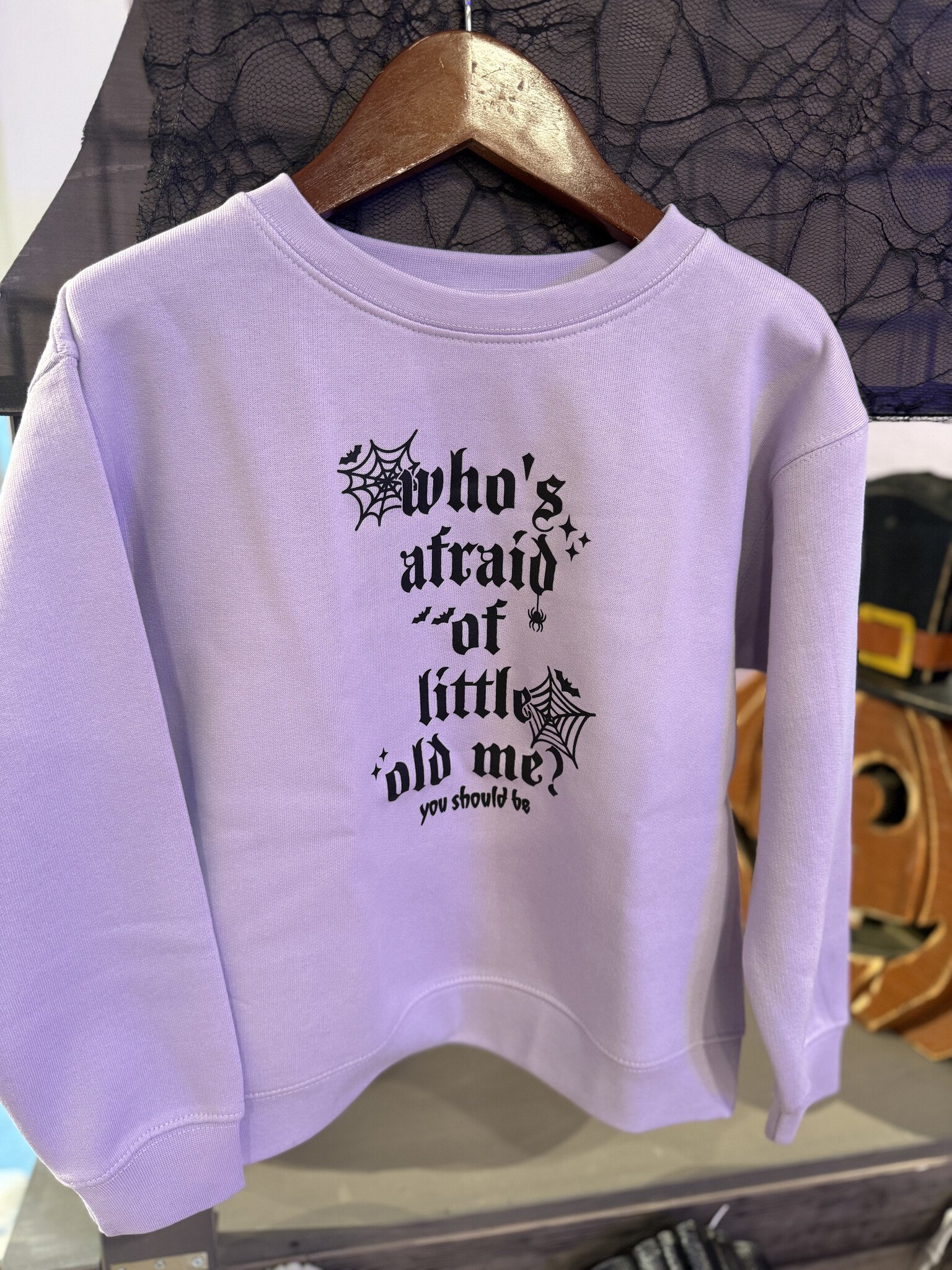 Holland Ave Clothing Taylor's Version Girls Halloween Sweatshirt