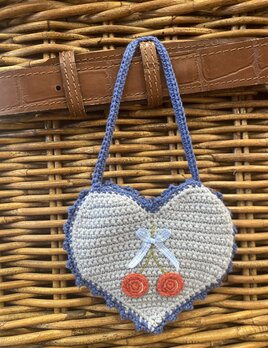 Wild Wawa Wild Wawa Crochet Heart Purse