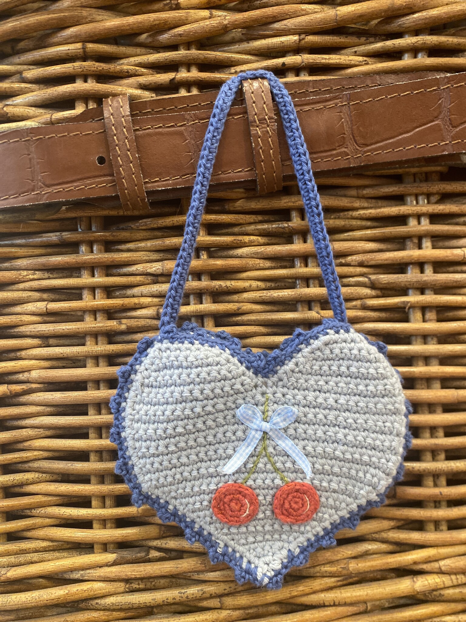 Wild Wawa Wild Wawa Crochet Heart Purse