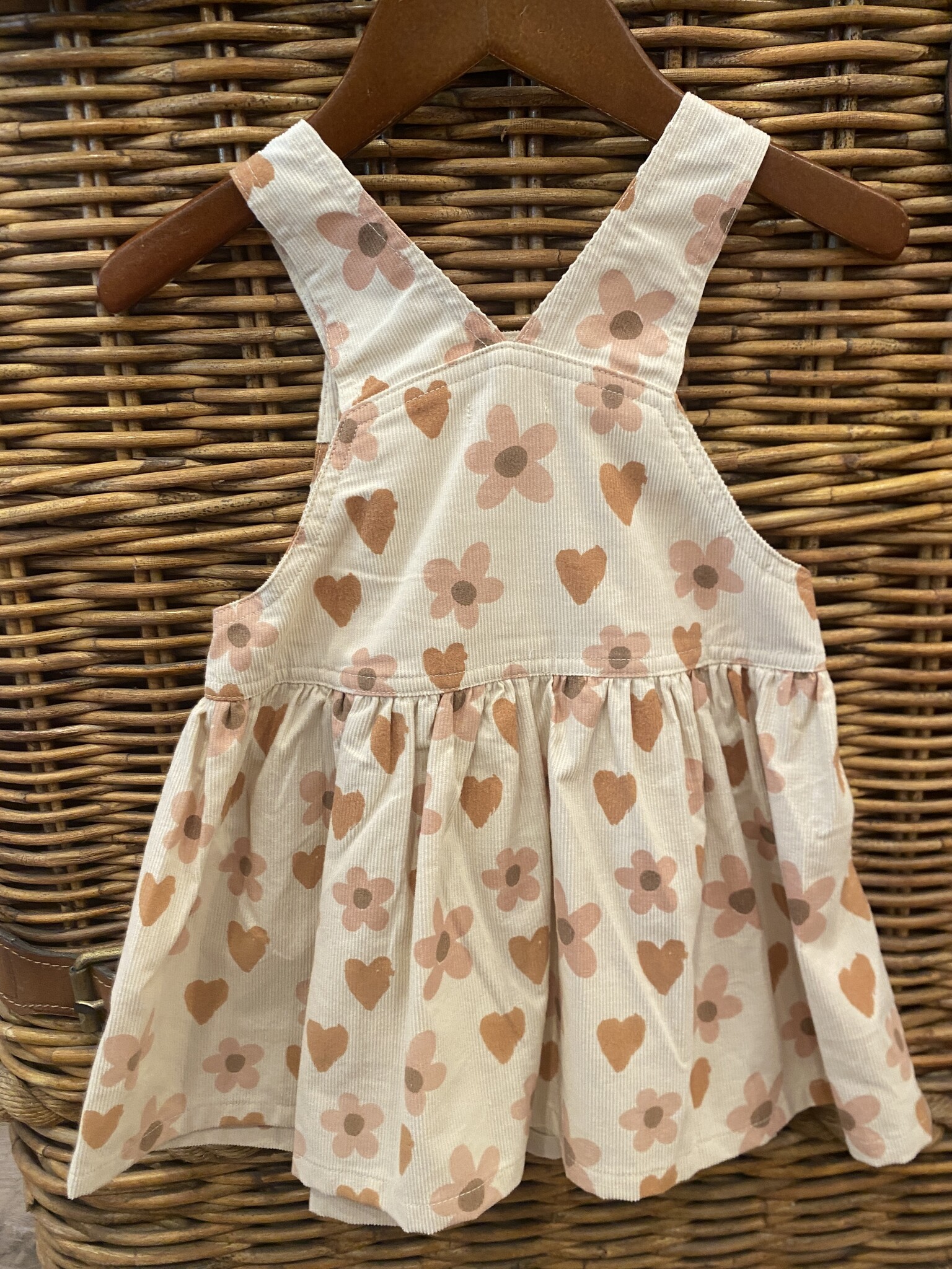 Wild Wawa Wild Wawa Heart Pocket Overall Dress