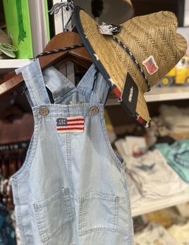 Wild Wawa Wild Wawa Overalls Denim American Flag