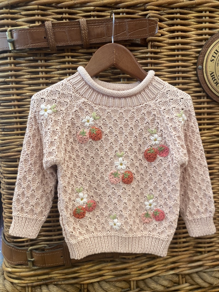 Wild Wawa Wild Wawa Strawberry Fields Sweater