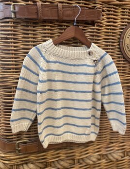 Wild Wawa Wild Wawa Stripe Crew Neck Sweater