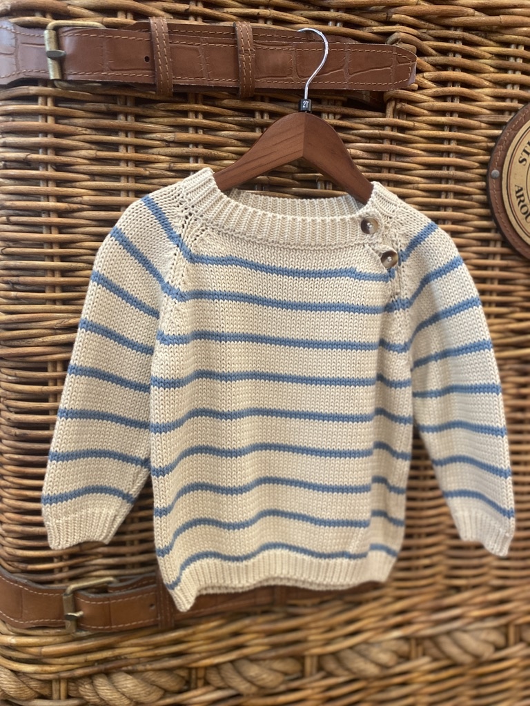 Wild Wawa Wild Wawa Stripe Crew Neck Sweater