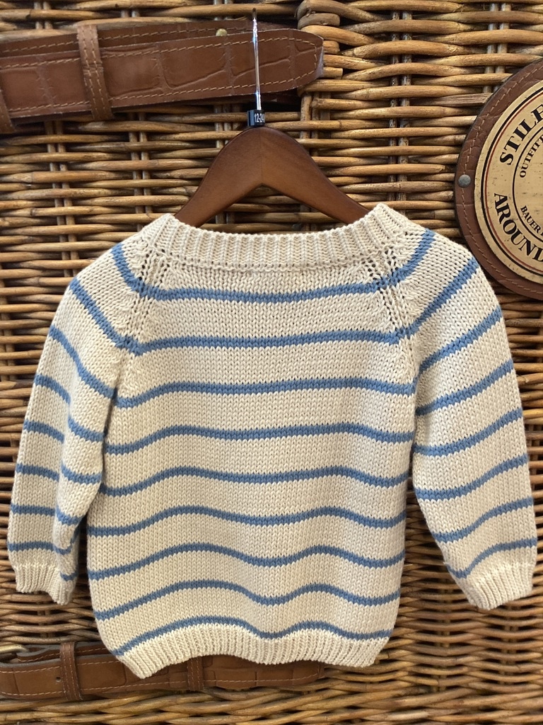 Wild Wawa Wild Wawa Stripe Crew Neck Sweater