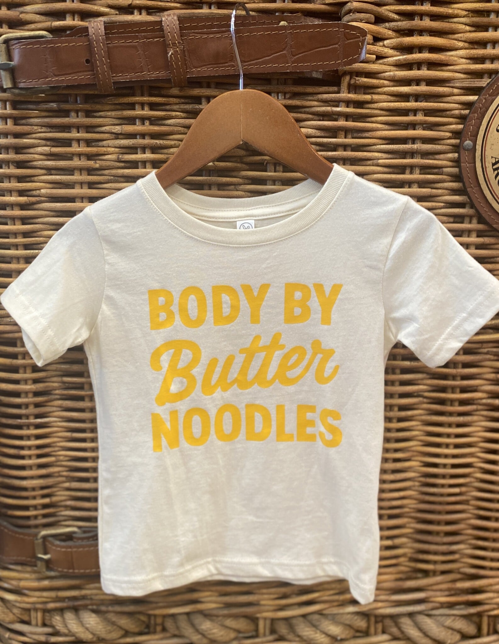 The Wishing Elephant Body By Butter Noodles Kids Shirt