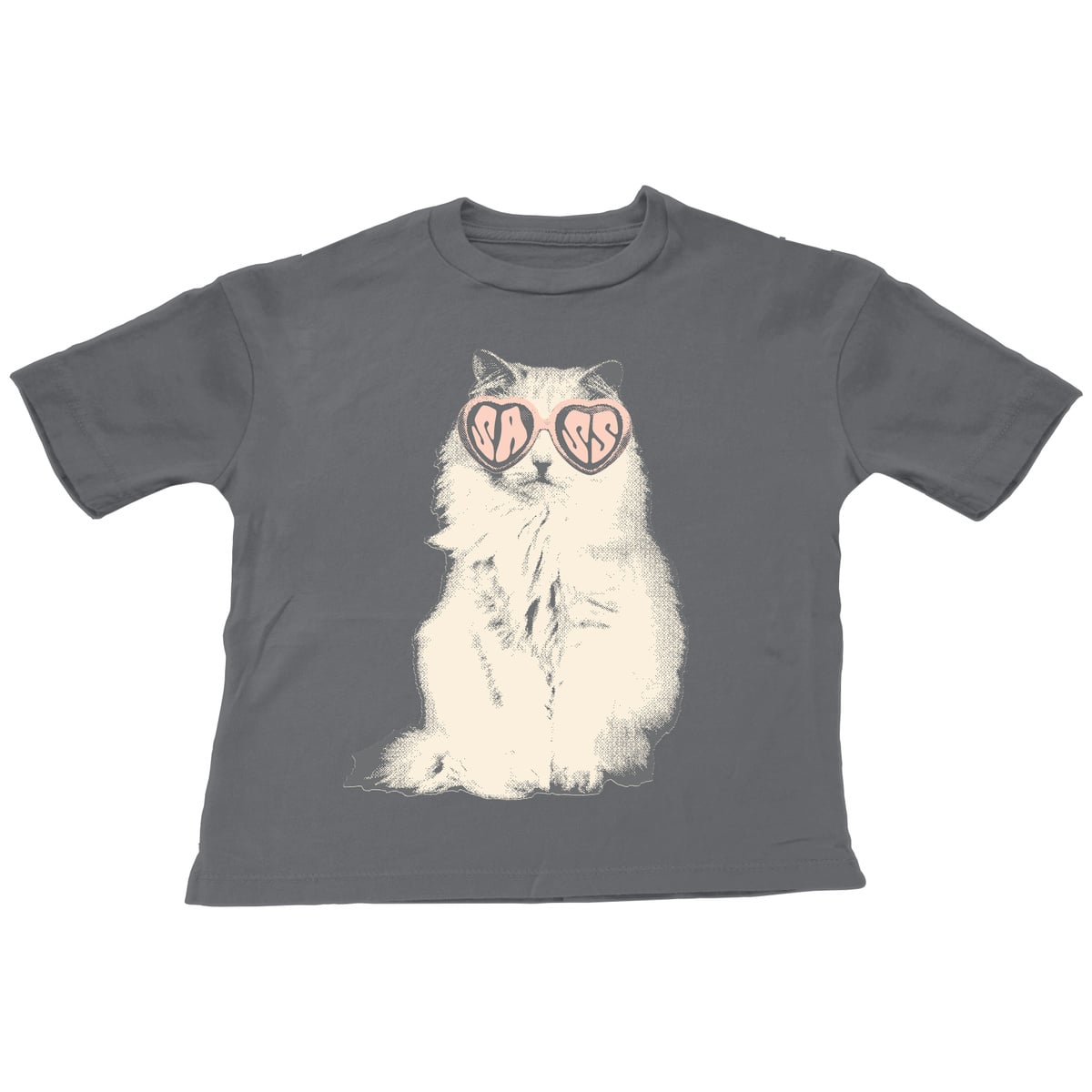 Tiny Whales Tiny Whales Sass Cat Oversized Tee