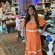 & Merci Embroidered Eyelet Seashell Hem Midi Dress & Merci Embroidered Eyelet Seashell Hem Midi Dress