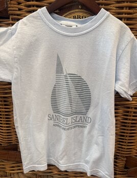 A Little Adventure Sail Away Sanibel Youth Tee