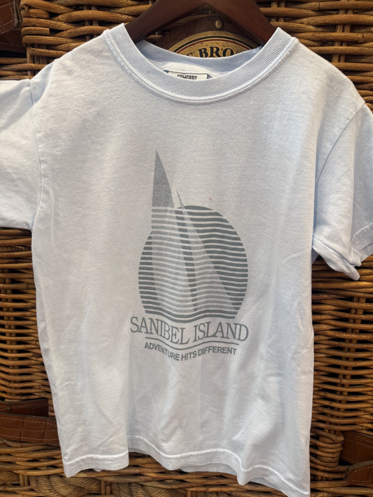 A Little Adventure Sail Away Sanibel Youth Tee