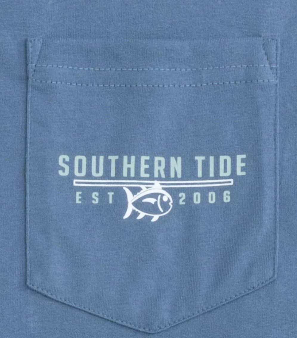 Southern Tide Southern Tide Beach Surf Club Tee Coronet Blue ALL