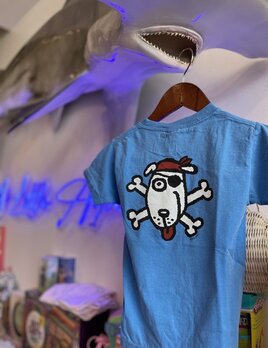 Big Hed Kids Sanibel Island Youth Pirate Dog Tee