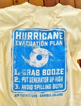 High Range Sanibel Hurricane Evacuation Plan Tee